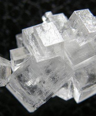 Barite mineral crystals