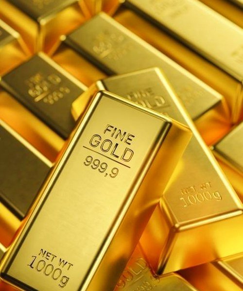 Fine gold bullion bars